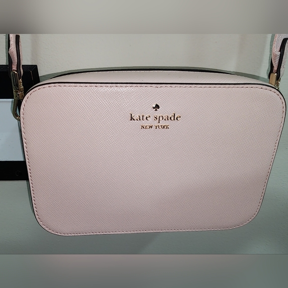 Kate Spade Madison Mini Camera Bag Crossbody Conch Pink nwt - Picture 6 of 10